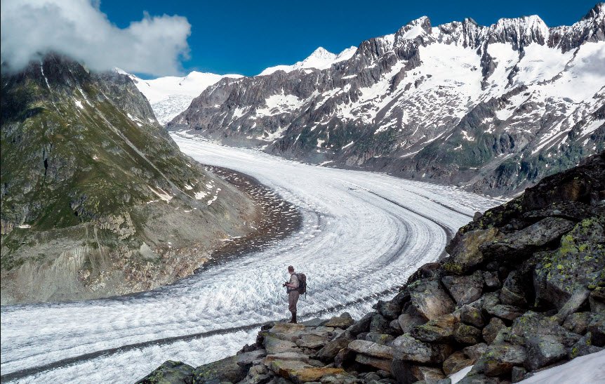 Aletsch Glacier (UNESCO Site), Valais, Switzerland